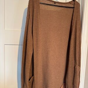 Brown Knit Women's Sweater